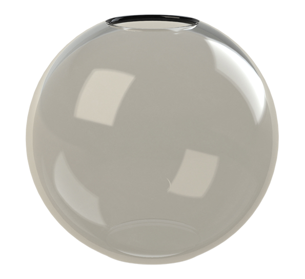 Ball vase glass 25 cm ash fra Cooee Design