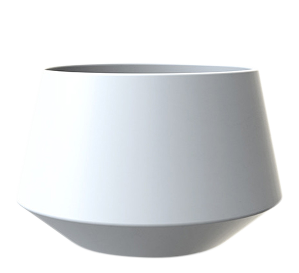 Convex potteskjuler 9,5 cm hvit fra Cooee Design