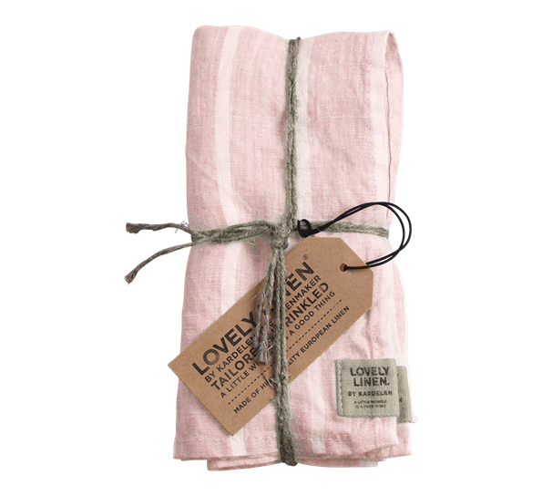 Misty servietter 45x45 cm 4 pk stripe sunset fra Lovely Linen