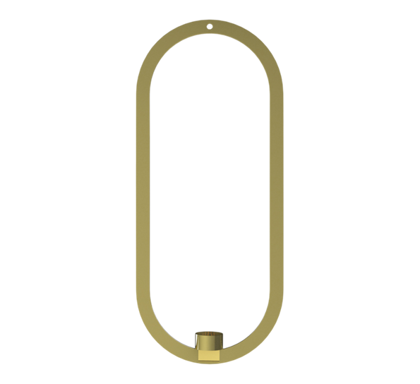 Oval lysestake messing fra Cooee Design