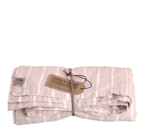 Misty linduk 145x250 cm stripe sunset fra Lovely Linen