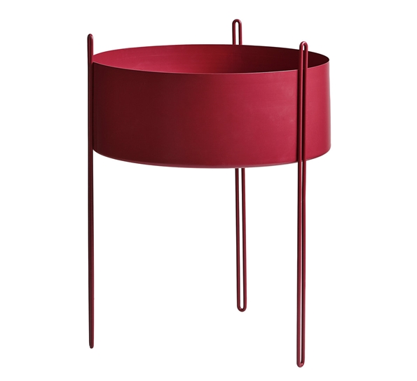 Pidestall plantekasse stor rød