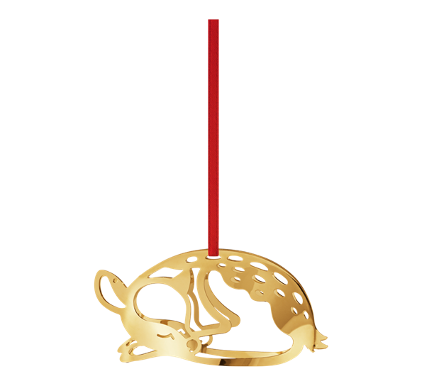 CC 2023 ornament dådyr gull fra 