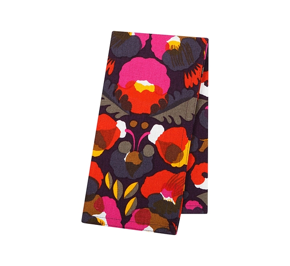 Hattarakukka serviett 40x40 cm plomme rød gul fra Marimekko