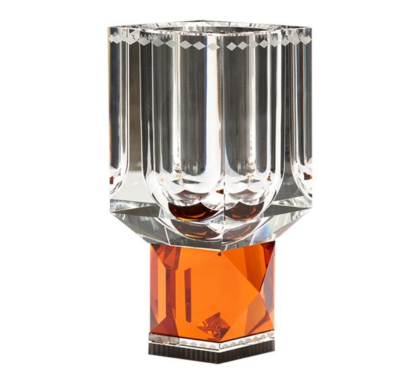 Ohio vase klar, rav og sort fra Reflections Copenhagen