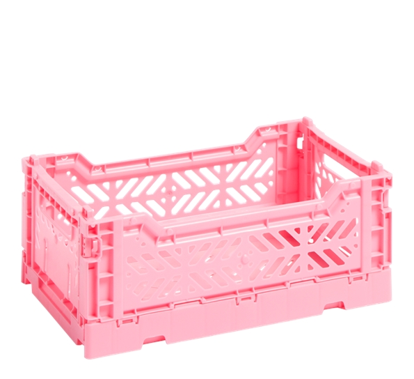 Colour Crate 17x26,5x10,5 cm lys rosa oppbevaringskasse fra HAY