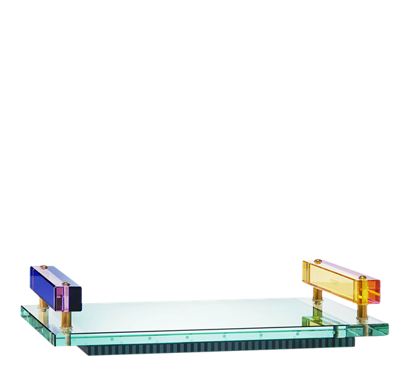 Panama fat klart rose kobolt gult og smaragd fra Reflections Copenhagen