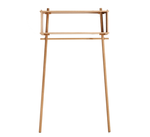 WOUD Töjbox garderobe m/hylle lys eik