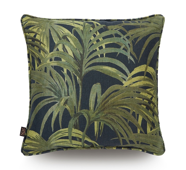 Palmeral pute 45x45 cm midnight/green