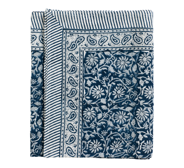 Margerita linduk marineblå 170x270cm fra Chamois
