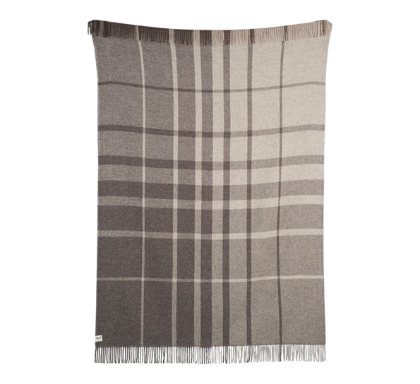 Filos pledd grå fra Røros Tweed