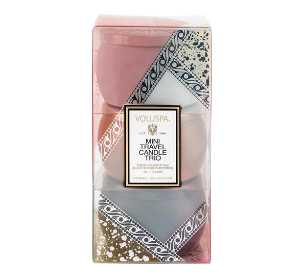 Gavesett duftlys mini 3-pk fra Voluspa