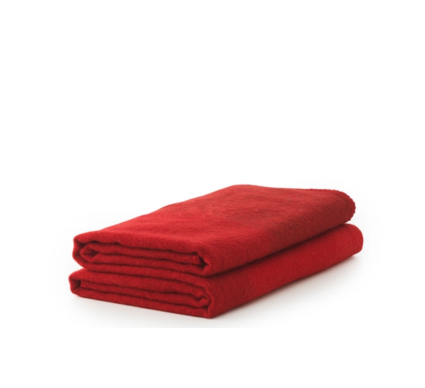 Tint pledd rødt fra Normann Copenhagen