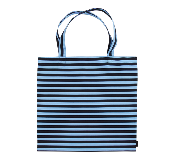 Tasaraita bag 44x43 cm blå fra Marimekko
