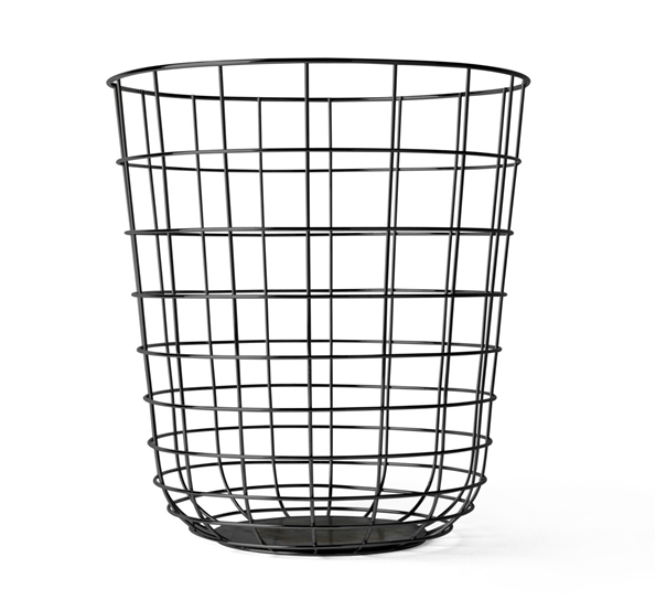 NORM wire bin sort fra Audo Copenhagen