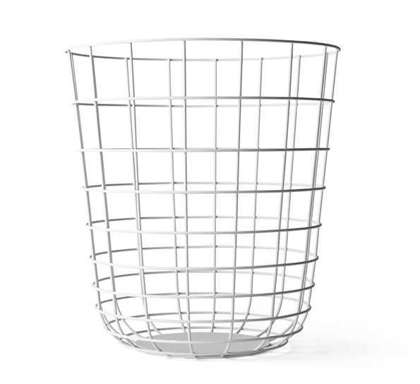 NORM wire bin hvit fra Audo Copenhagen