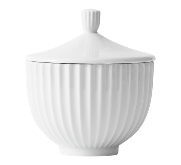 Lyngby bonbonniere hvit fra Lyngby Porcelæn