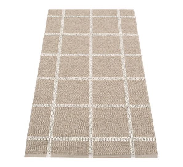 Ada matte mørk lin 70x150cm fra Pappelina