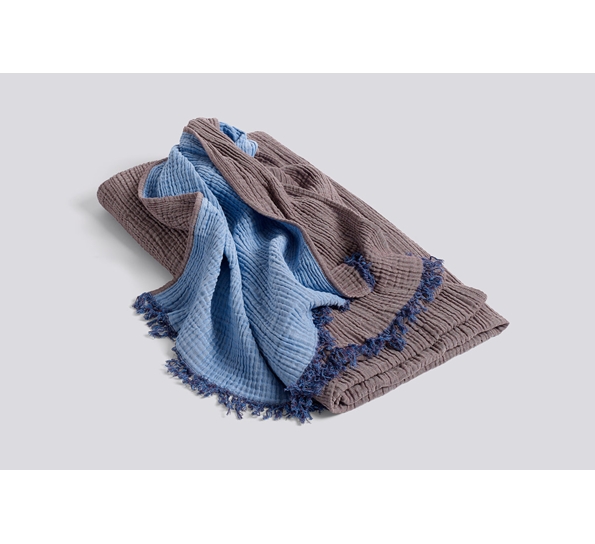 Crinkle pledd bordeaux fra HAY