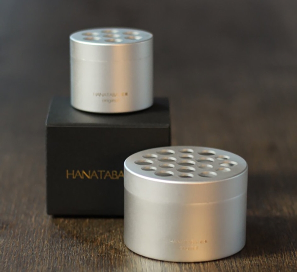 Hanataba bukettring sett a 2 pearly silver Hanataba