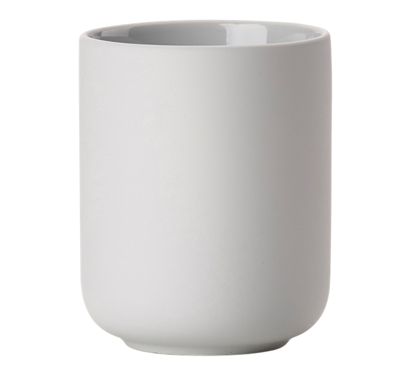 Ume tannbørsteholder soft grey h10,3 cm fra Zone