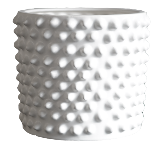 Cloudy krukke hvit ø30cm h25cm fra DBKD