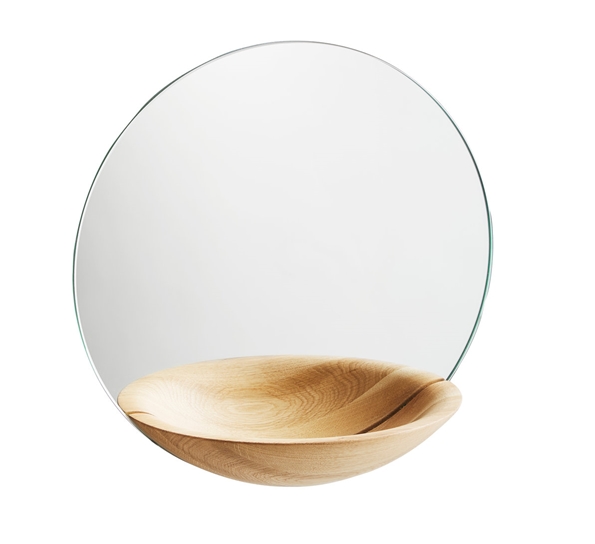 Pocket Mirror 32 cm lys eik