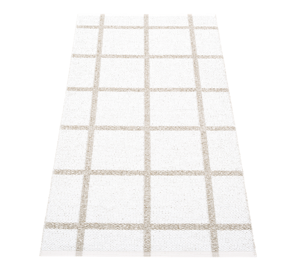 Ada matte hvit 70x150cm fra Pappelina