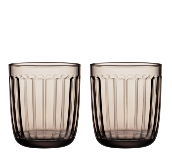 Raami vannglass 26 cl lin 2-pk fra Iittala