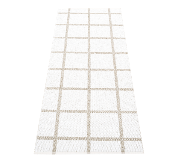 Ada matte hvit 70x225cm fra Pappelina