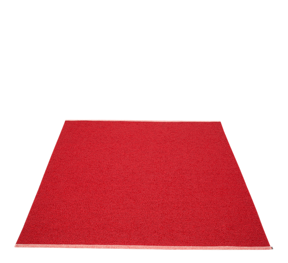 Mono matte mørk rød 180x220 cm fra Pappelina