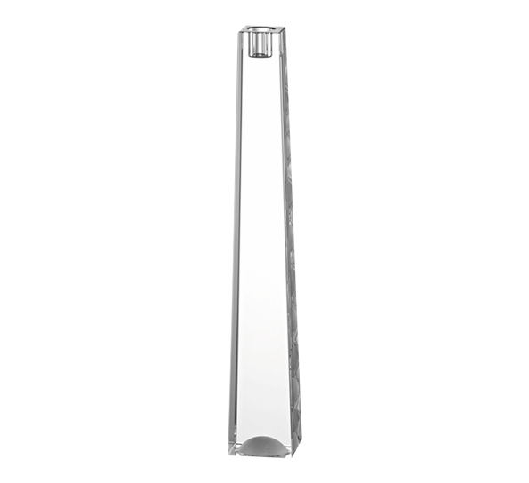 Blockglas lysestake 40 cm fra Rosenthal