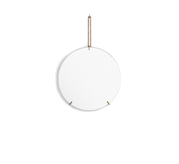 Moebe veggspeil messing 30 cm