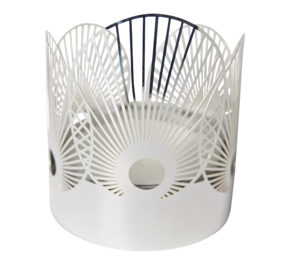 Telysestake sol 4,5x6 cm sølv fra Pluto Design