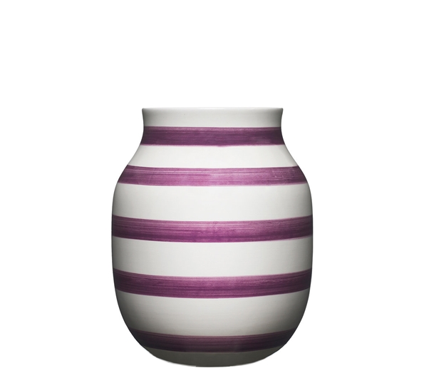 Omaggio vase medium plomme 20 cm fra Kähler