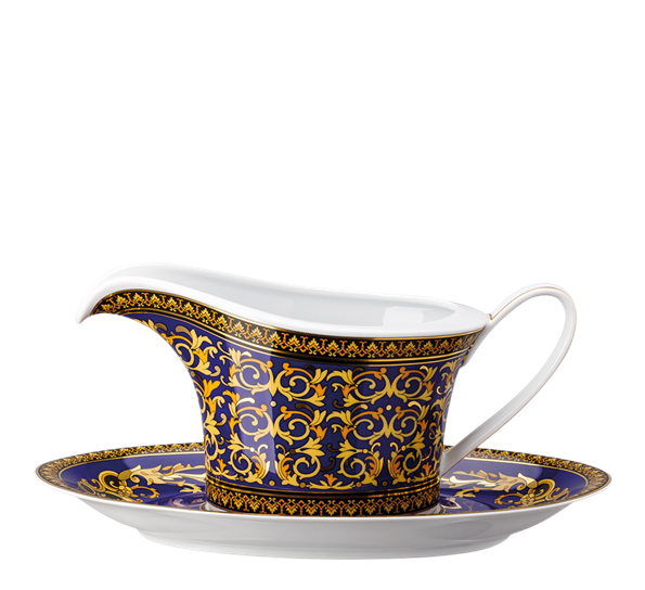 Medusa Blå sausnebb med skål fra Versace