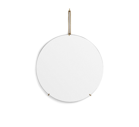Moebe veggspeil messing 50 cm