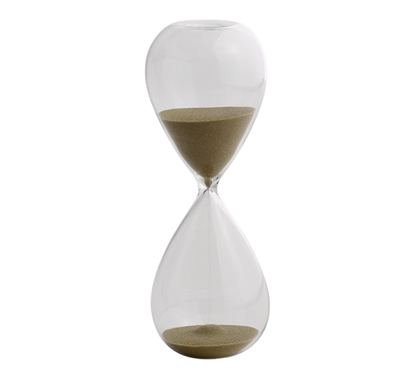 Time M timeglass 15 minutt gull fra HAY