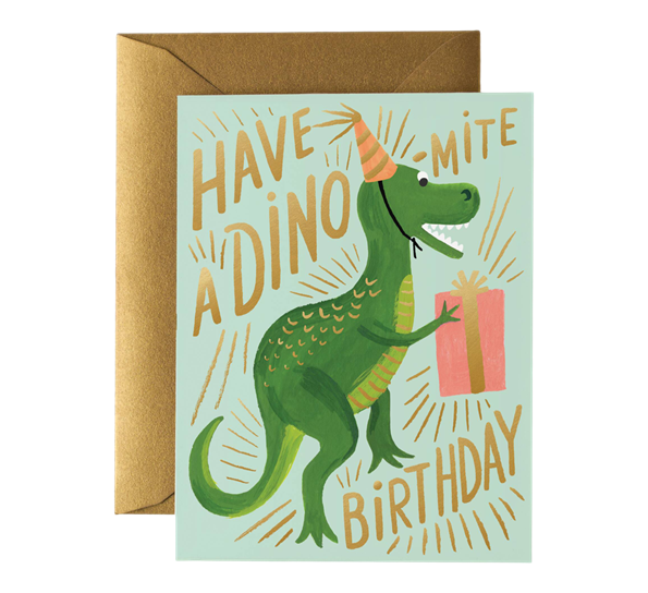 Kort Dino-mite Birthday fra Rifle Paper Co.