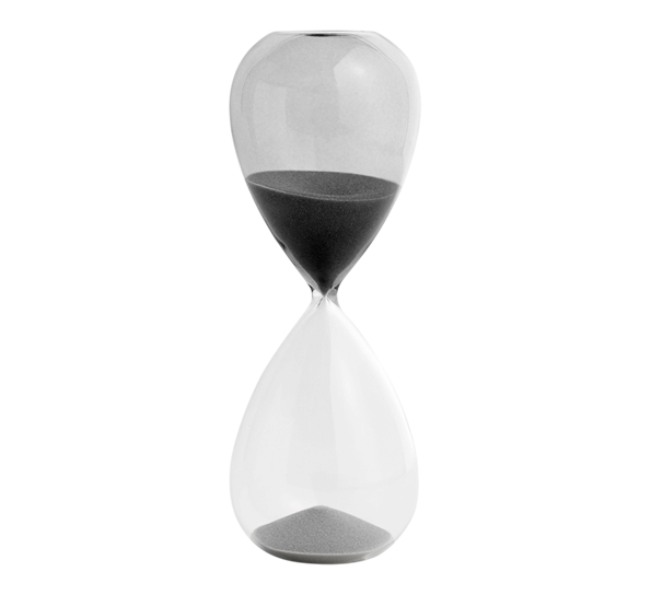 Time L timeglass 30 minutt grå fra HAY
