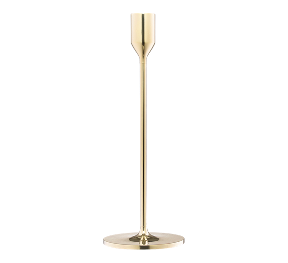 Nattlight lysestake 28 cm messing fra Skultuna