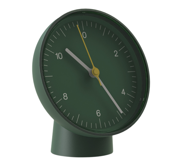 Clock bordklokke grønn fra HAY