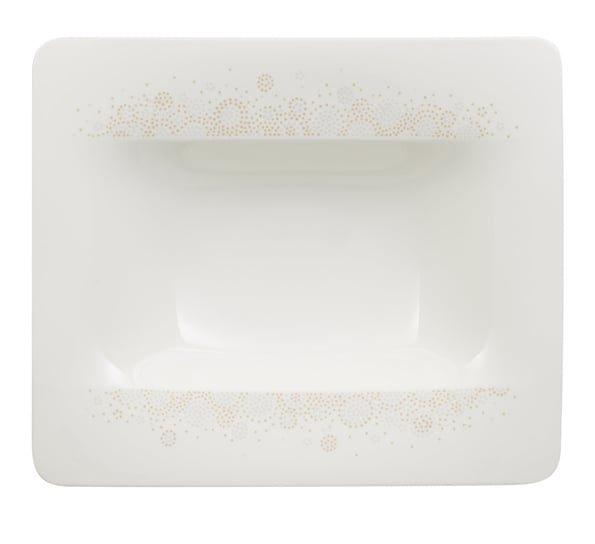 Modern Grace Grey tallerken dyp 24x24 cm fra Villeroy & Boch