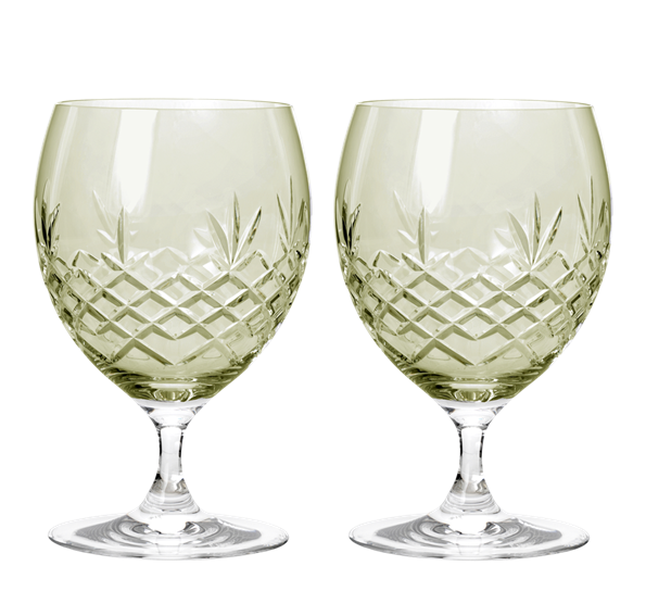 Crispy Emerald Eightball ølglass 2-pk fra Frederik Bagger