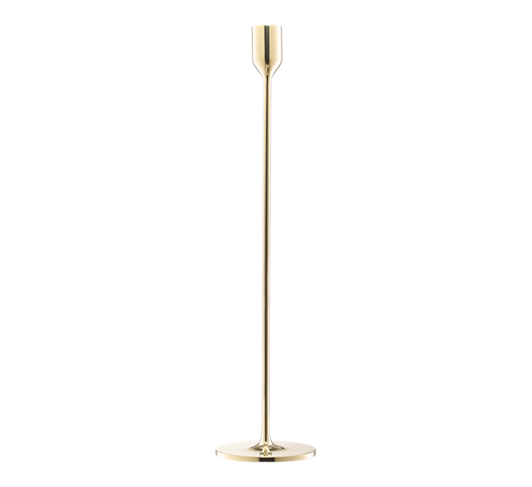 Nattlight lysestake 45 cm messing fra Skultuna