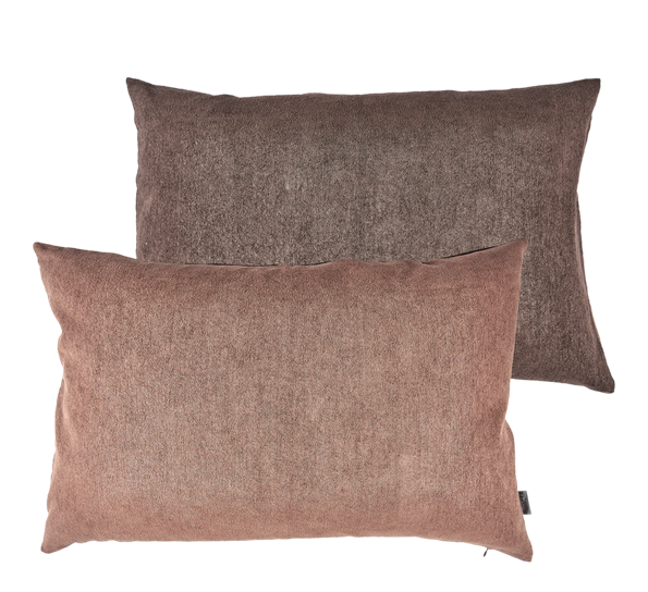 Pute washed chenille rosewood 40x60 cm fra Södahl