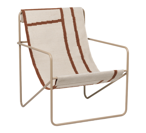 Desert lenestol cashmere og shape fra Ferm Living