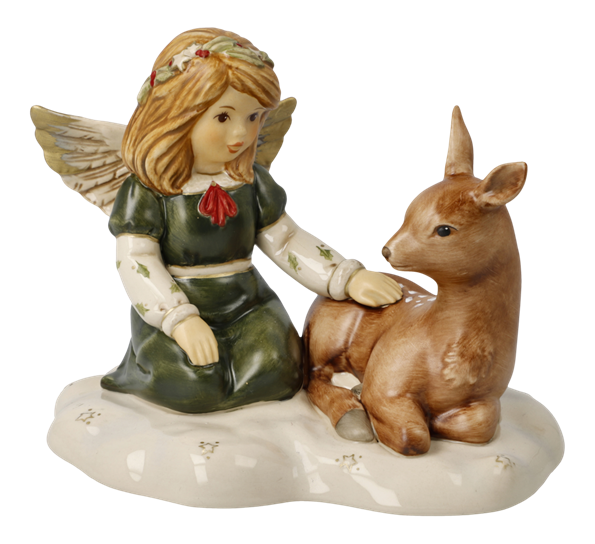 Winter Wood engel May You Be Protected 10,5 cm fra Goebel