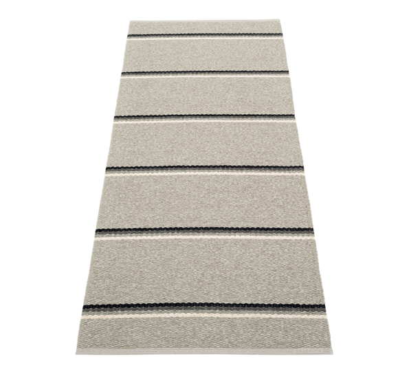 Olle matte grå lin 70x180 cm fra Pappelina