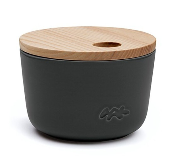 Unit oppbevaringskrukke grå 8 cm fra Kähler